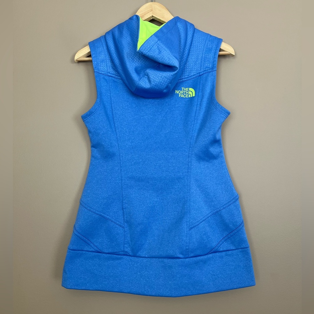 {The North Face} Suprema Front Zip Hooded Vest in Coastline Blue - Womens Small - Picture 5 of 11